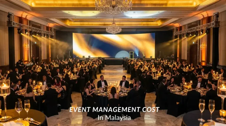Event management cost in Malaysia gala setup