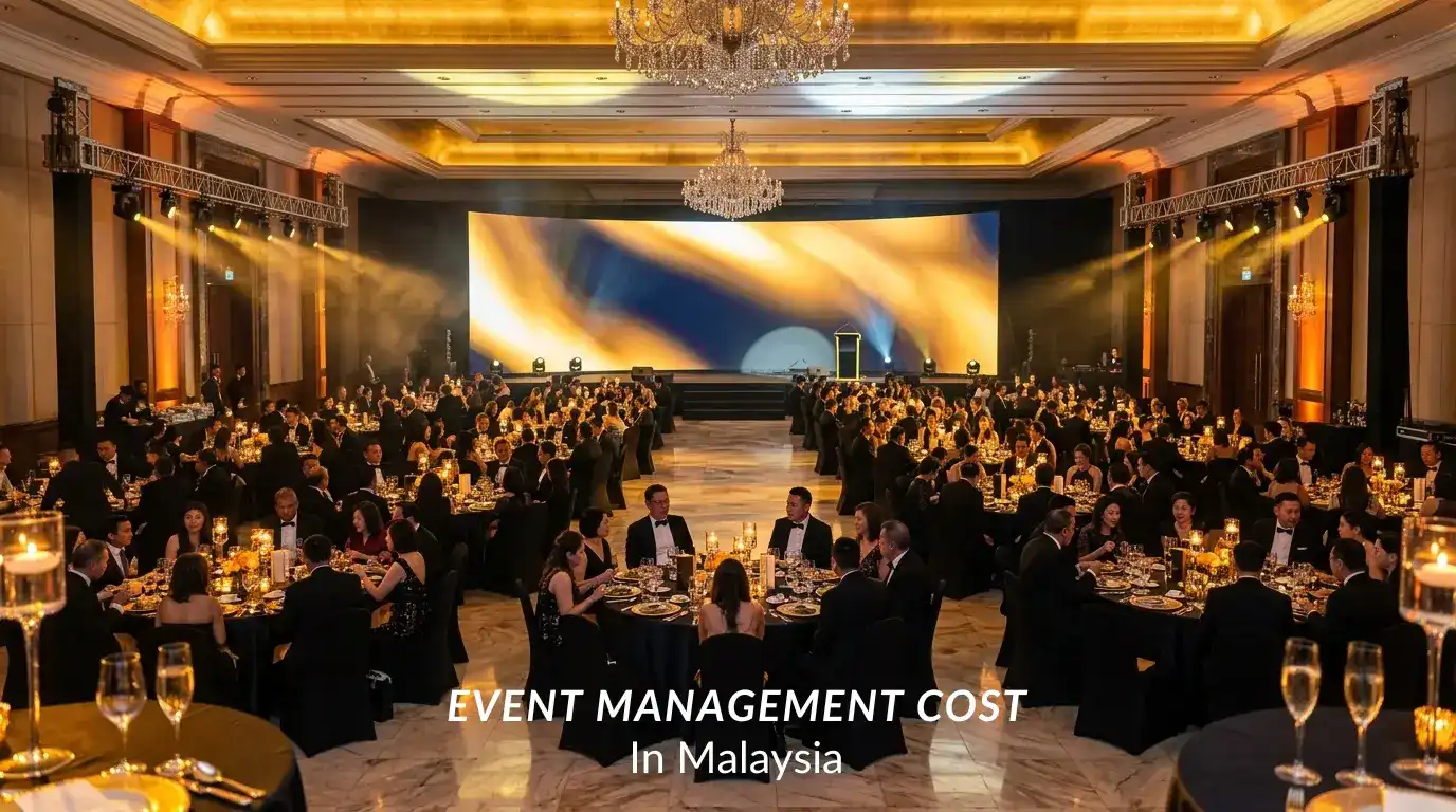 Event management cost in Malaysia gala setup